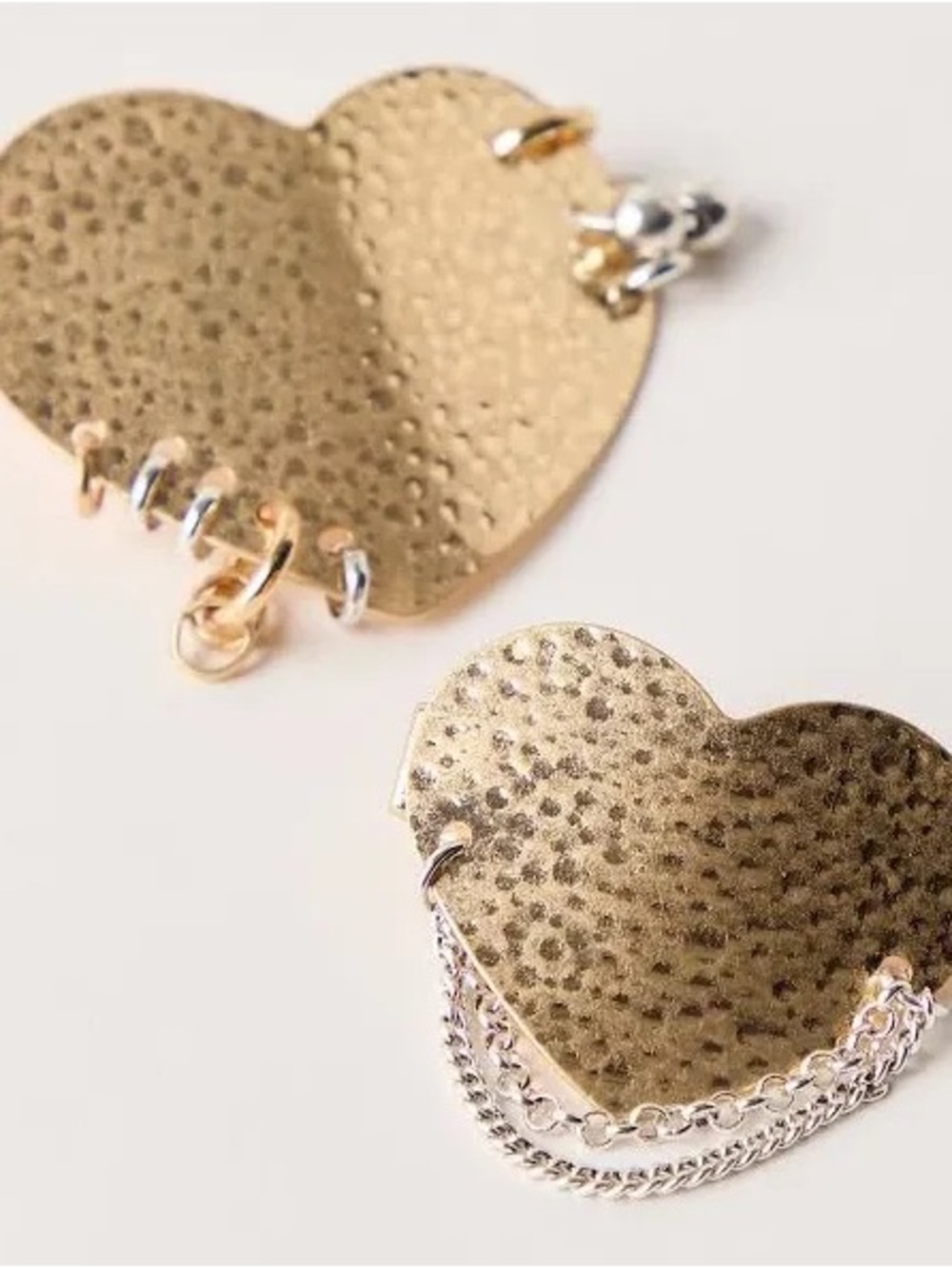 NWT FREE PEOPLE Piercing My Heart Barrette | Gold MSRP $30